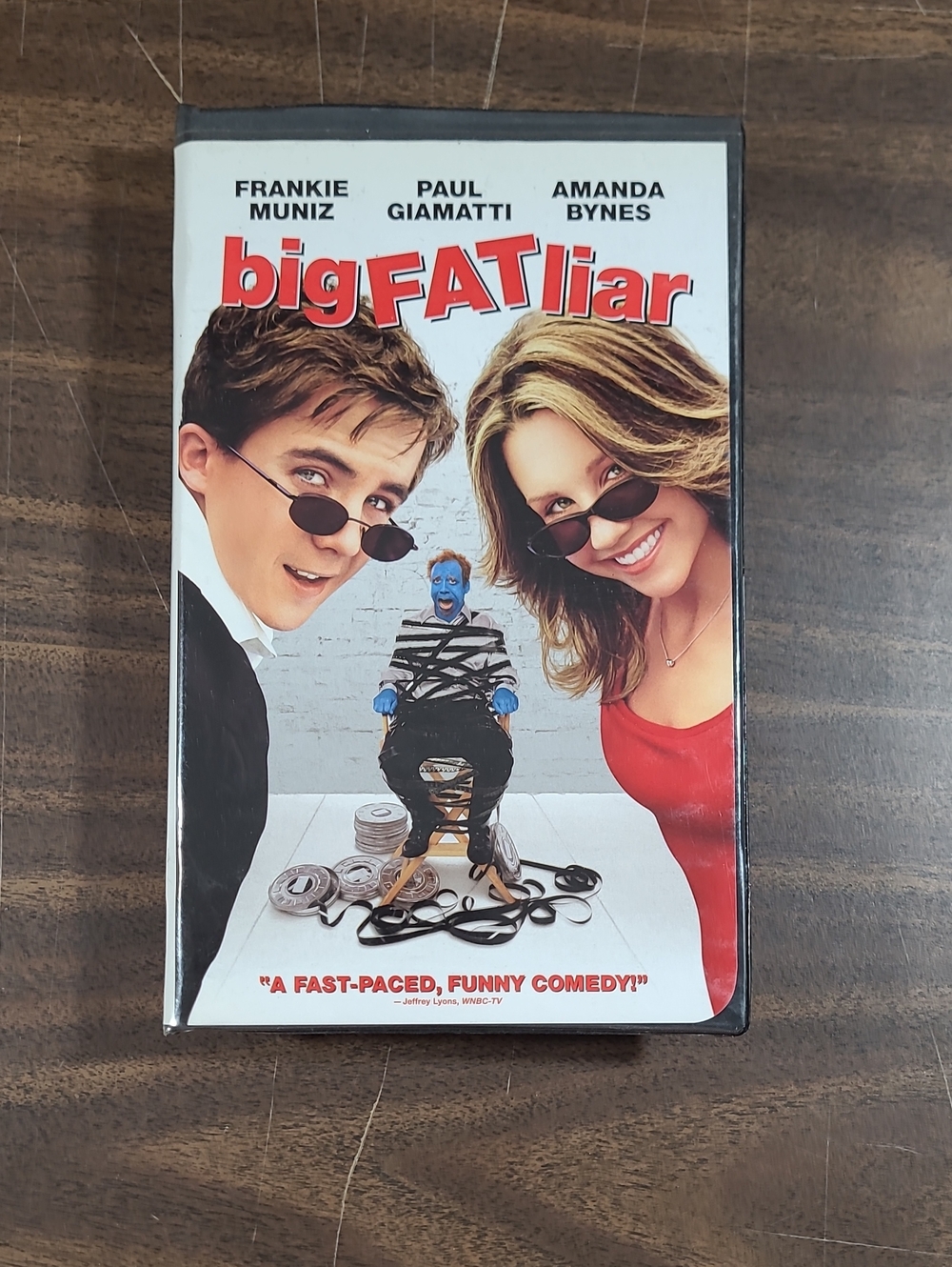 Big Fat Liar VHS Movie in Clamshell